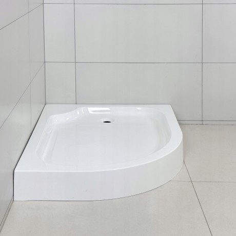 Przejdź do produktu KABINA PRYSZNICOWA 100x80cm PRZESUWNA PRAWA ASYMETRYCZNA + BRODZIK + SYFON