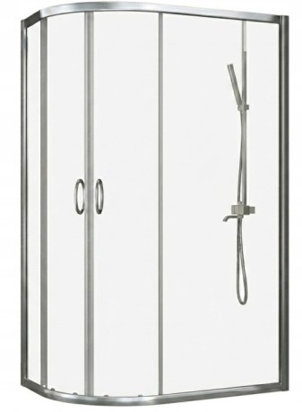 Przejdź do produktu KABINA PRYSZNICOWA 100x80 cm CHROM PRZESUWNA PRAWA ASYMETRYCZNA ROZSUWANA