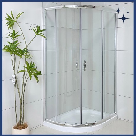 Przejdź do produktu Kabina Prysznicowa Prawa Asymetryczna Przesuwna 100x80 + Brodzik 14 + Syfon