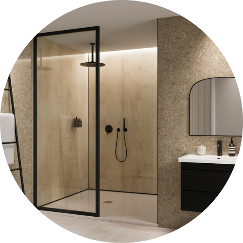 Ścianki prysznicowe