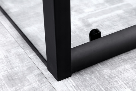 KABINA PRYSZNICOWA 100x80 BRODZIK BIAŁY 4 CM SYFON ROZSUWANA CZARNA LOFT